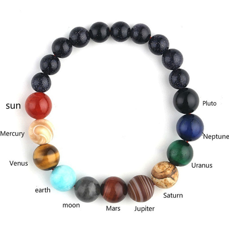 (Y)Eight Planets Bracelet Cosmic Planets Bracelet