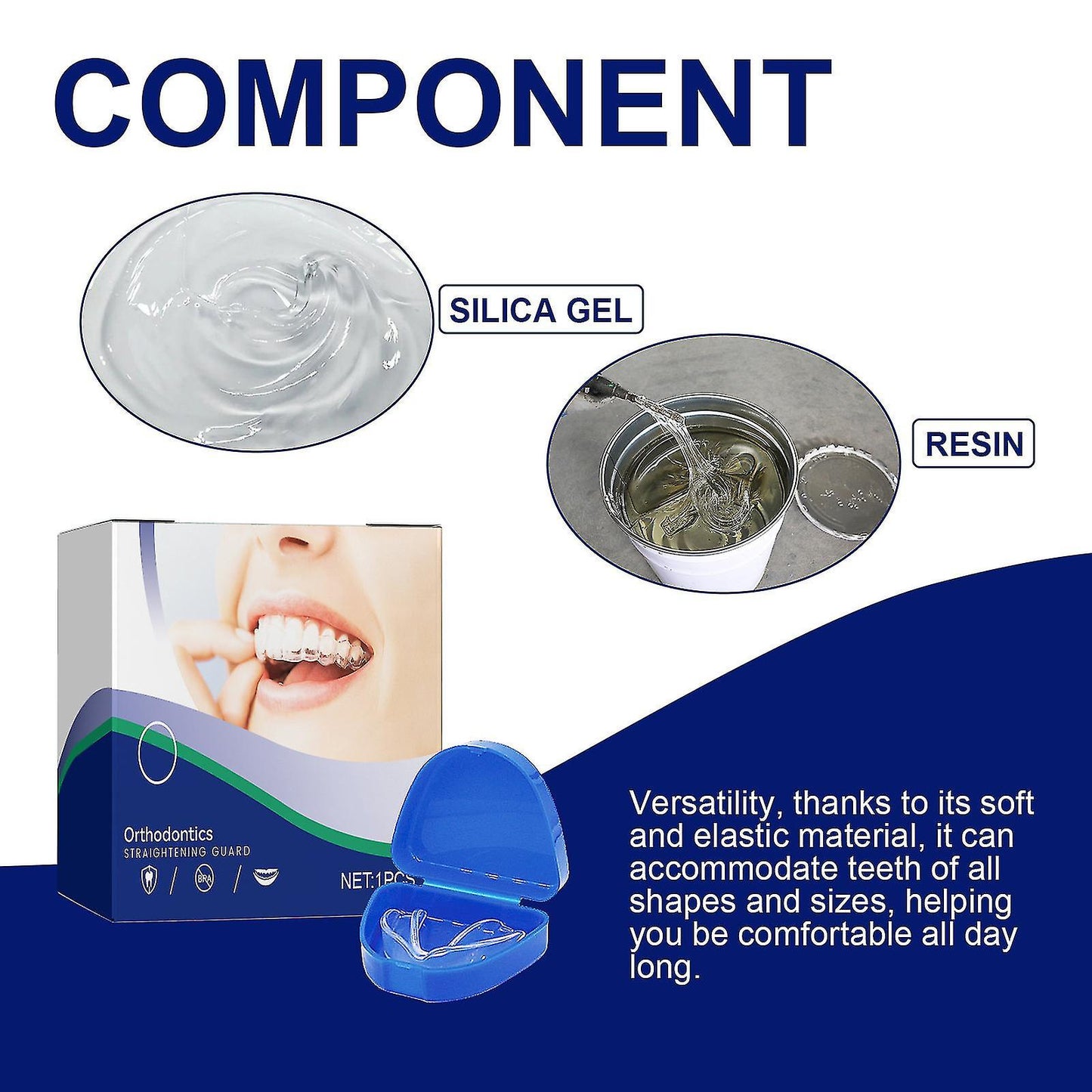 (Y)Dental Teeth Straightener, Whitening Retainers, Tooth Alignment Corrector, Tool Teeth Grinding Guards