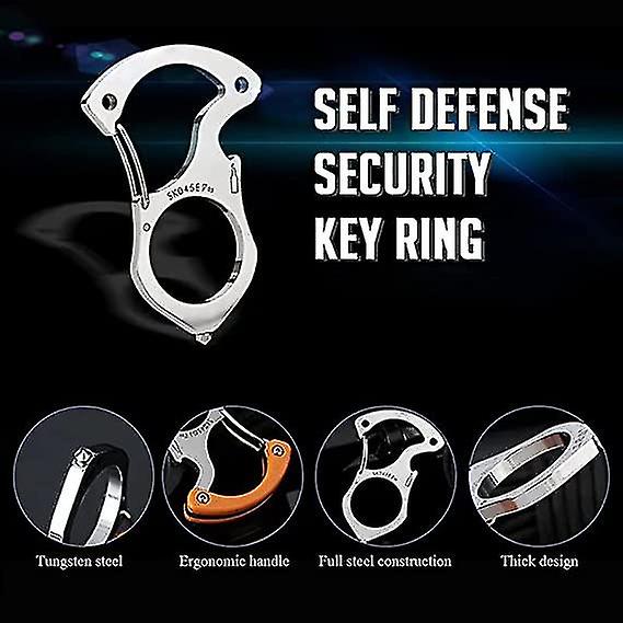 (Y)Multifunction Car Key Buckle Self Protection Hook