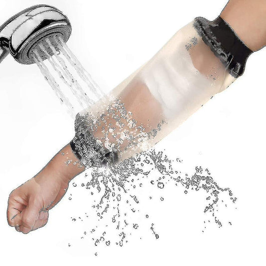 (Y)1 Pcs Shower Cover | Reusable Line Sleeve | Waterproof Cast Cover For Elbow | Line Covers For Upper Arm Wound, Bandage