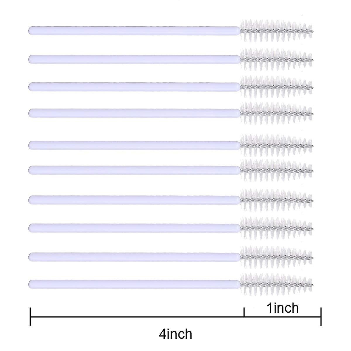 (Y)100 PCS Disposable Eyelash Brushes Mascara Brushes Eye Lash Eyebrow Applicator Cosmetic Makeup Brush Tool