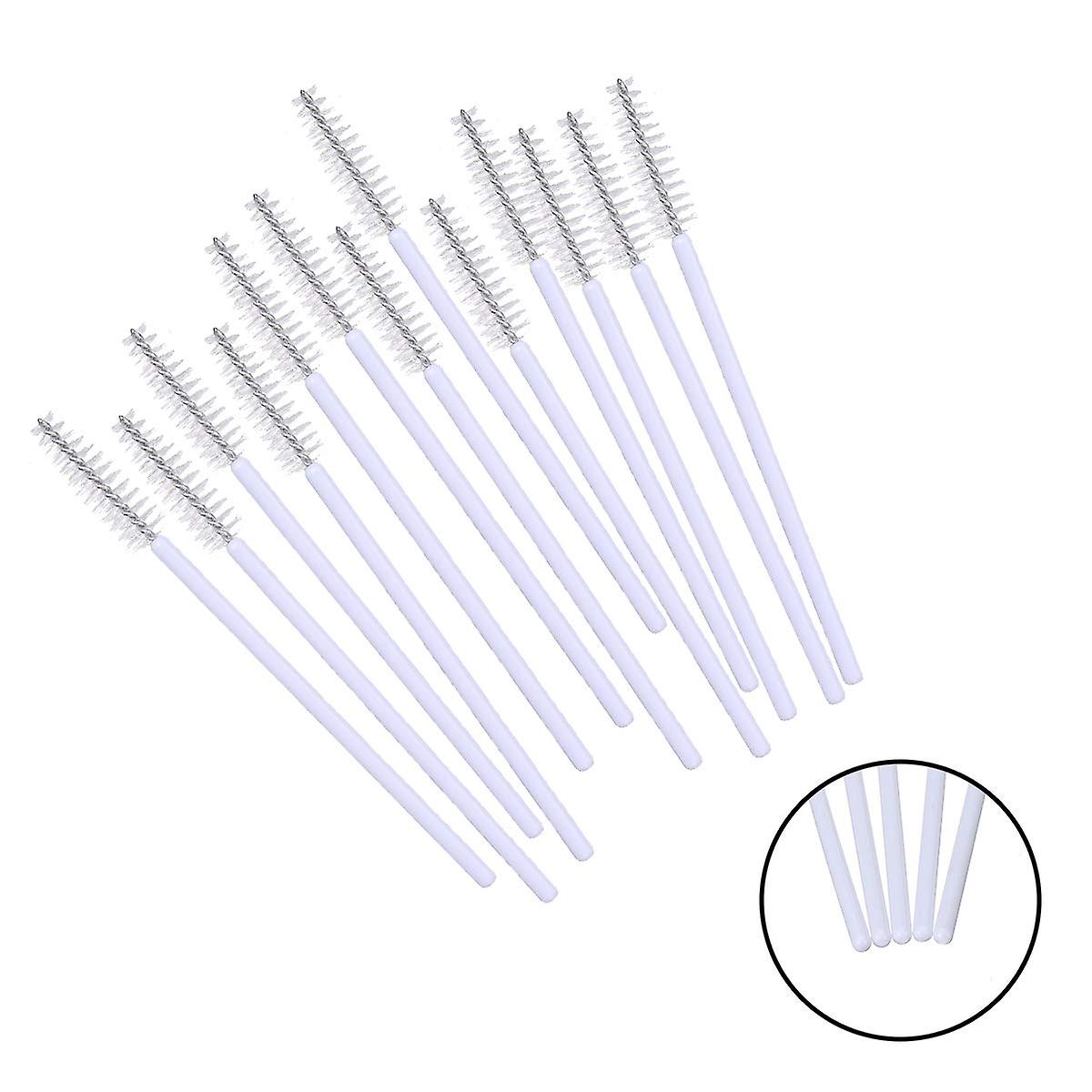 (Y)100 PCS Disposable Eyelash Brushes Mascara Brushes Eye Lash Eyebrow Applicator Cosmetic Makeup Brush Tool