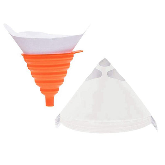 (Y)201PCS Car Paint Paper Paint Filter Industrial Paint Filter Cone Screen Filter Funnel Tool