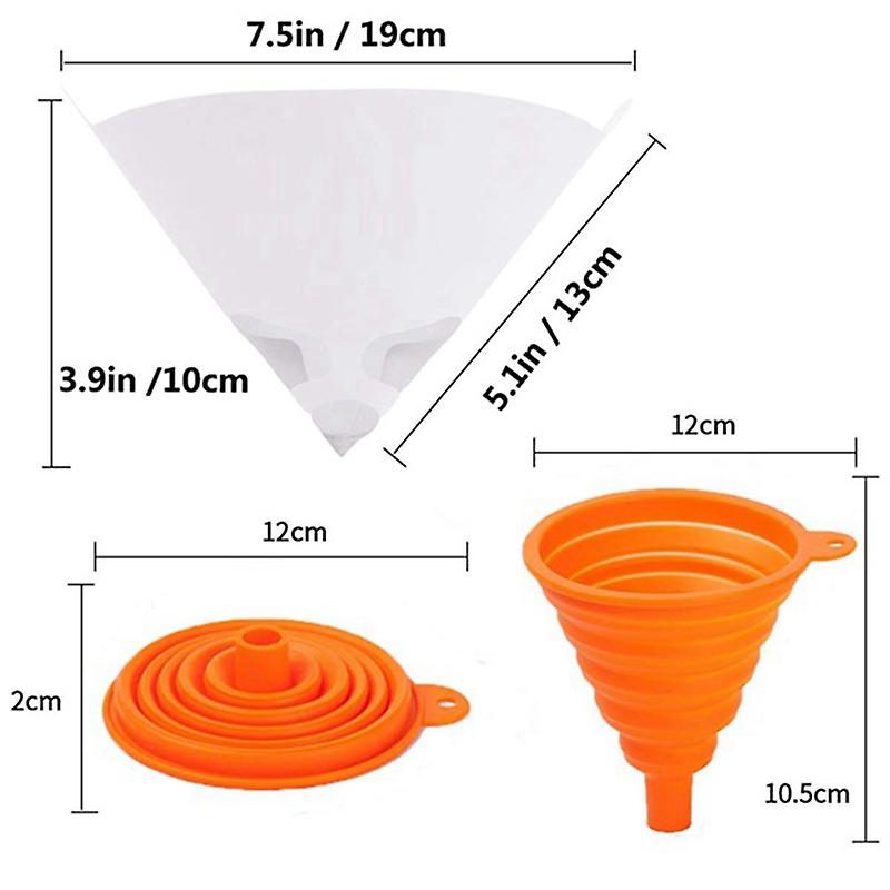 (Y)201PCS Car Paint Paper Paint Filter Industrial Paint Filter Cone Screen Filter Funnel Tool