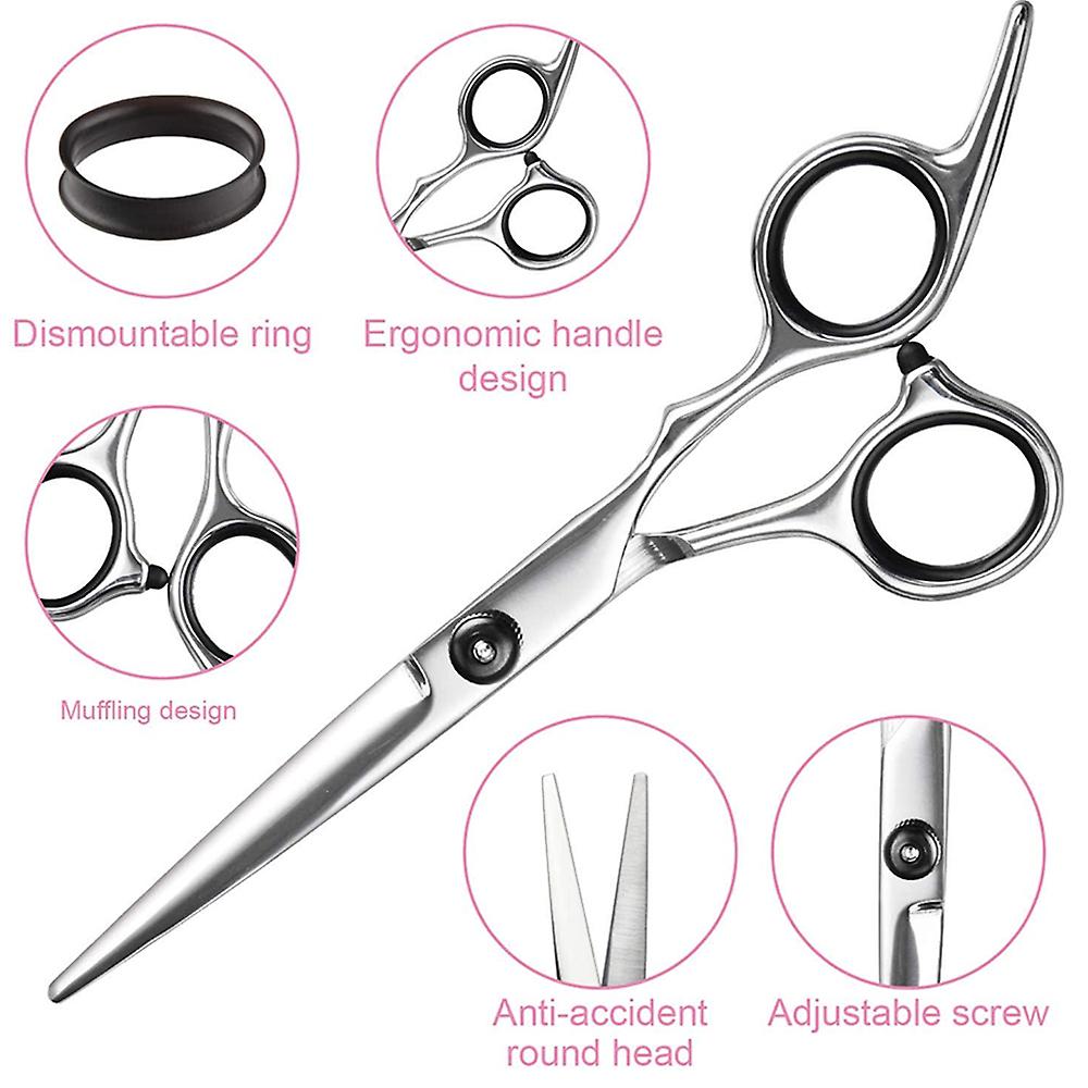 (Y)Hair Cutting Scissors Professional Home Haircutting Barber Salon Thinning Shears Kit with Comb