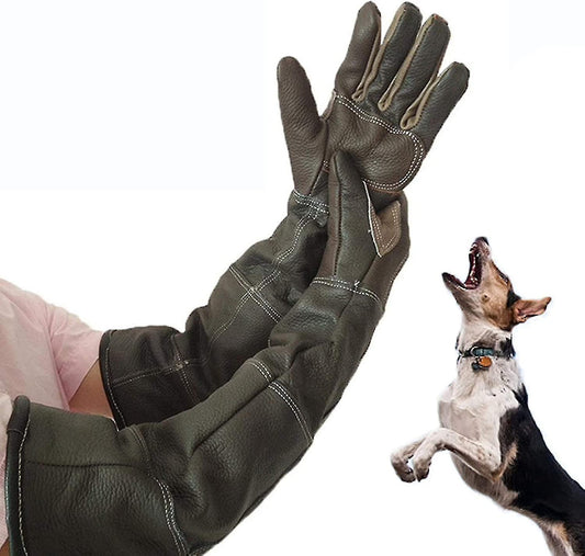 (Y)Cat Dog Anti Bite Gloves Leather Gloves Anti Bite / Anti Scratch Gardening Wildlife Protection Gloves