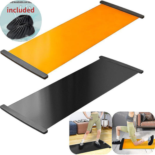 (Y)Yoga Sliding Mat Sport Fitness Glide Pilates Skating Training Board Mat For Ice Hockey Roller Skating Leg Exercise