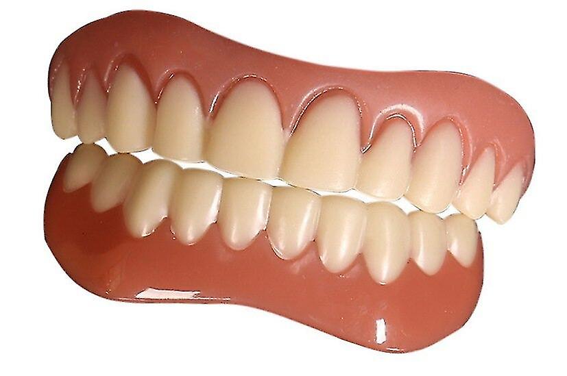 (Y)Extra Thin Fake Bright White Tooth Veneers Silicone Soft Safe Adhesive Denture Hide Shade Braces Comfortable Teeth Orthodontic