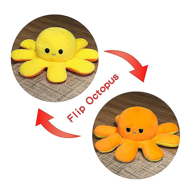 (Y)Reversible Octopus Stuffed Animal, Large Plush Octopus Cushion Pillow Toys