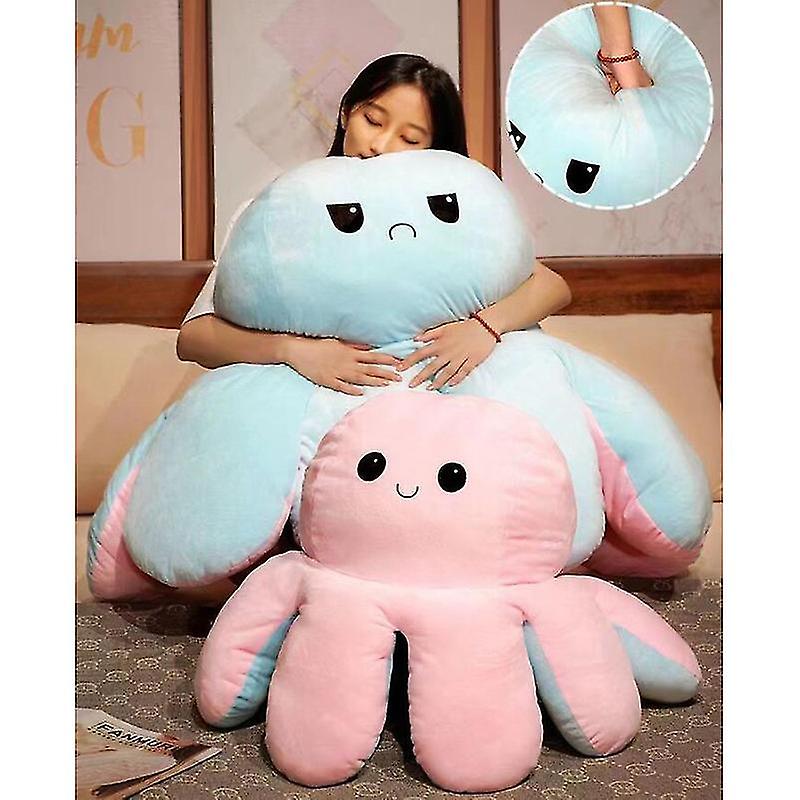 (Y)Reversible Octopus Stuffed Animal, Large Plush Octopus Cushion Pillow Toys