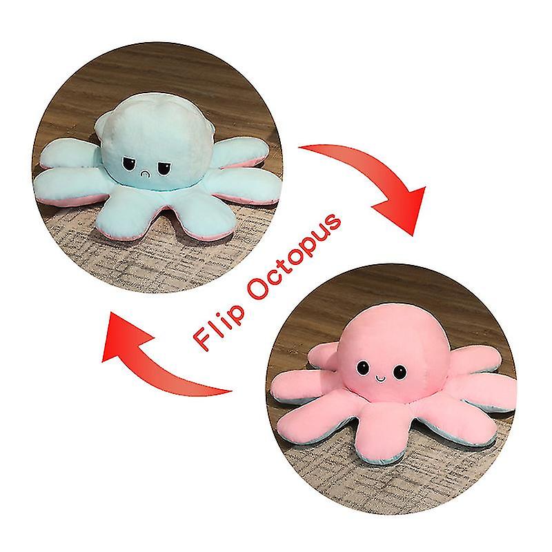 (Y)Reversible Octopus Stuffed Animal, Large Plush Octopus Cushion Pillow Toys