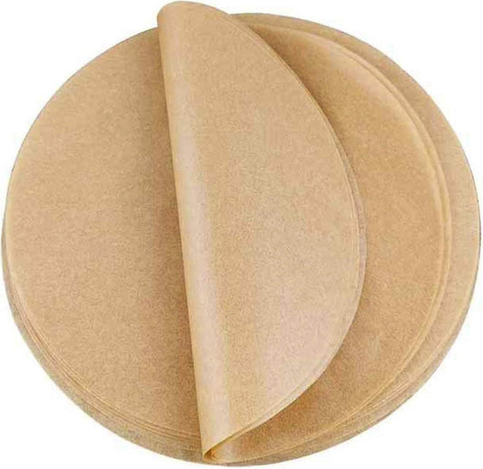 (Y)300 Sheets 30cm Round Baking Parchment Paper, Heat Resistant Parchment, Oil And Leak Resistant Non-stick Coating Unbleached