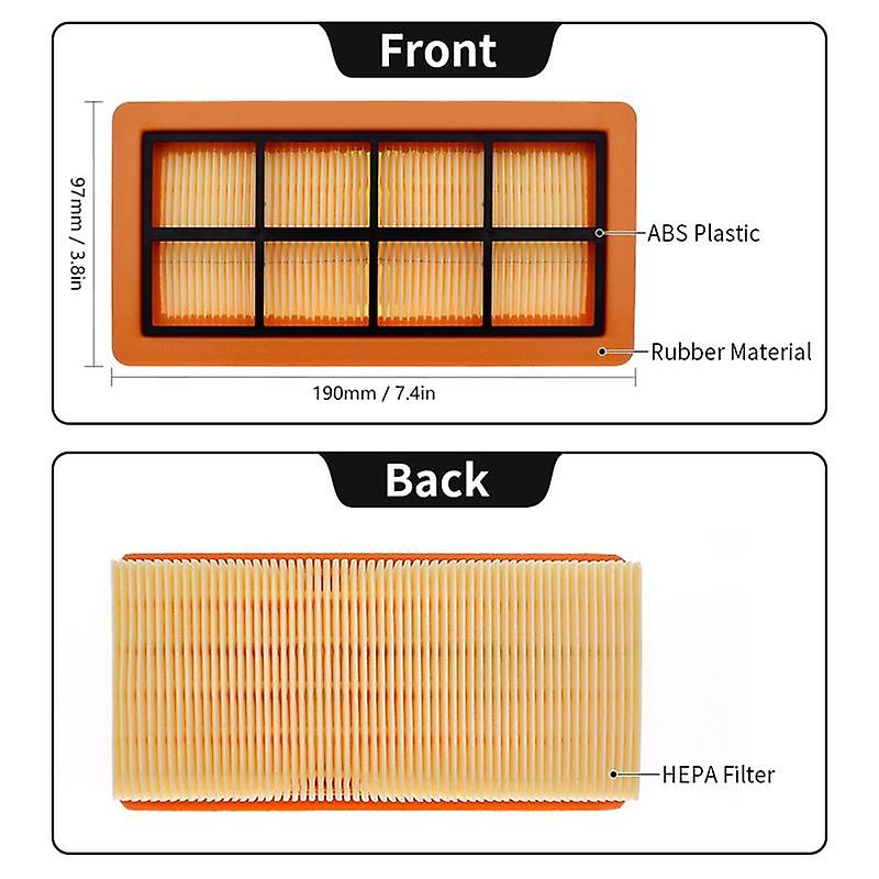 (Y)HEPA Filter for Karcher 6.415-953.0 AD 2 AD 3.000 AD 3.200 AD 3 Premium Fireplace AD 4 Premium Robo