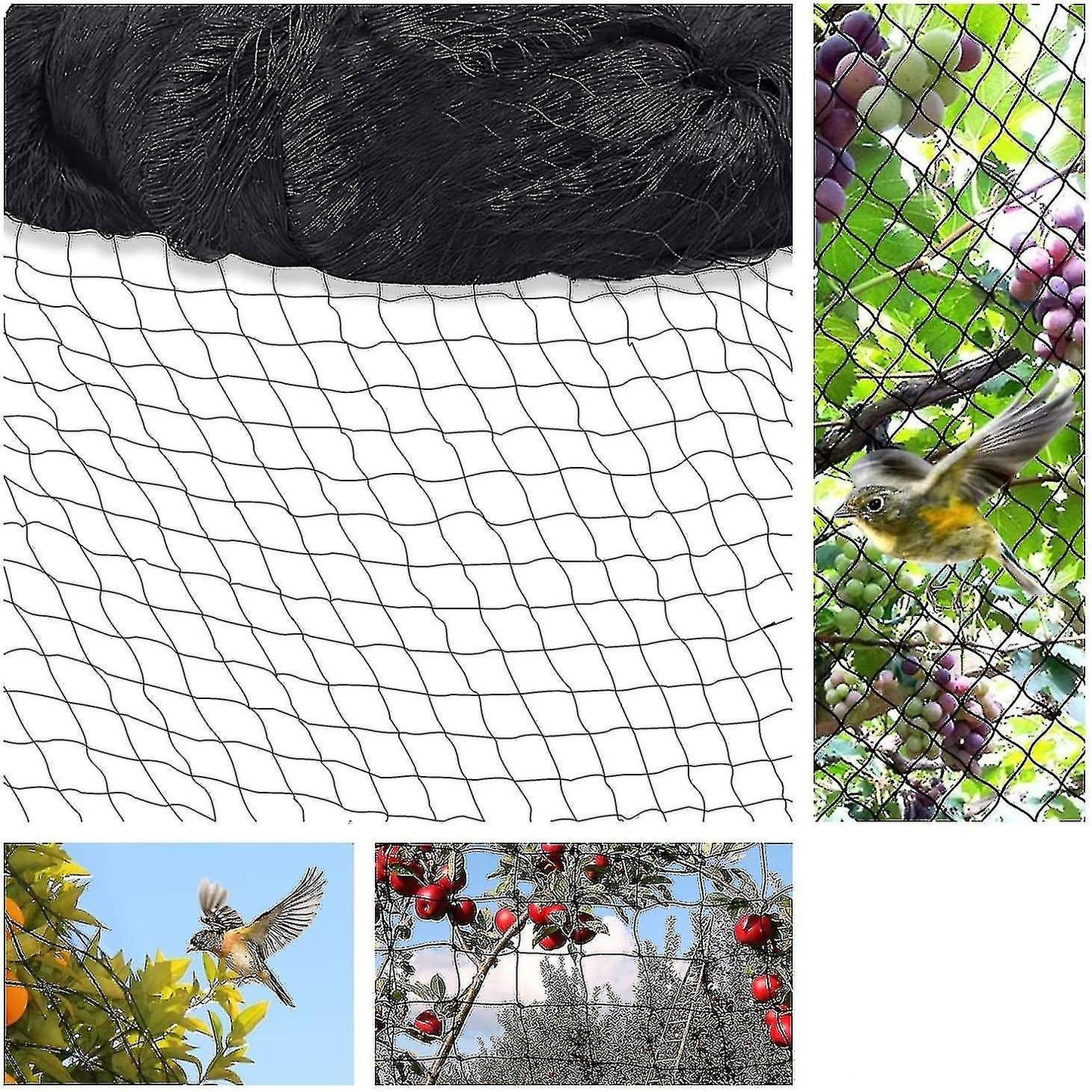 (Y)15m X 15m Bird Protection Net Bird Net Plant Net Pond Net Garden Net For Garden,5 X 5 Cm Large Holes