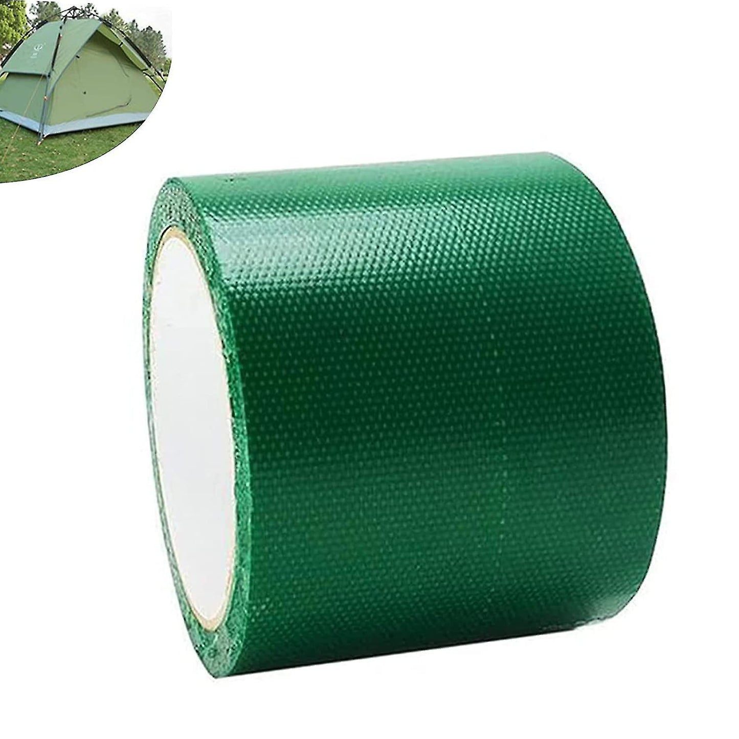 (Y)Tarpaulin Repair Tape, 8x500cm Universal Waterproof Rv Awning Repair Tape Tarpaulin And Greenhouse Tent Repair Tape-Green