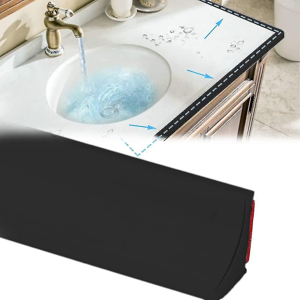 (Y)2m Shower Threshold Water Barrier, Wet Room Bathroom Kitchen Floor Water Dam, Shower Tray Sealing Strip