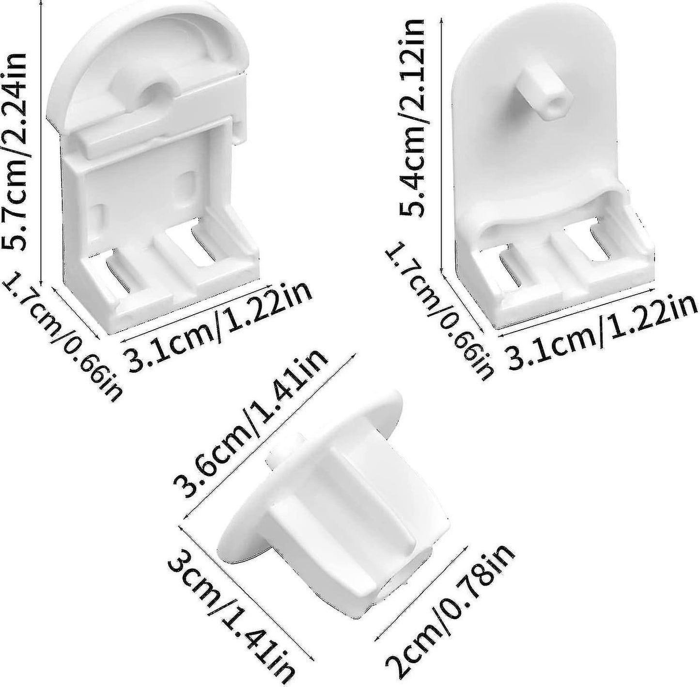 (Y)Roller Blind Spares Replacement Repair Kit, 25mm Roller Blind Fittings With 3m Beaded Chain Spare