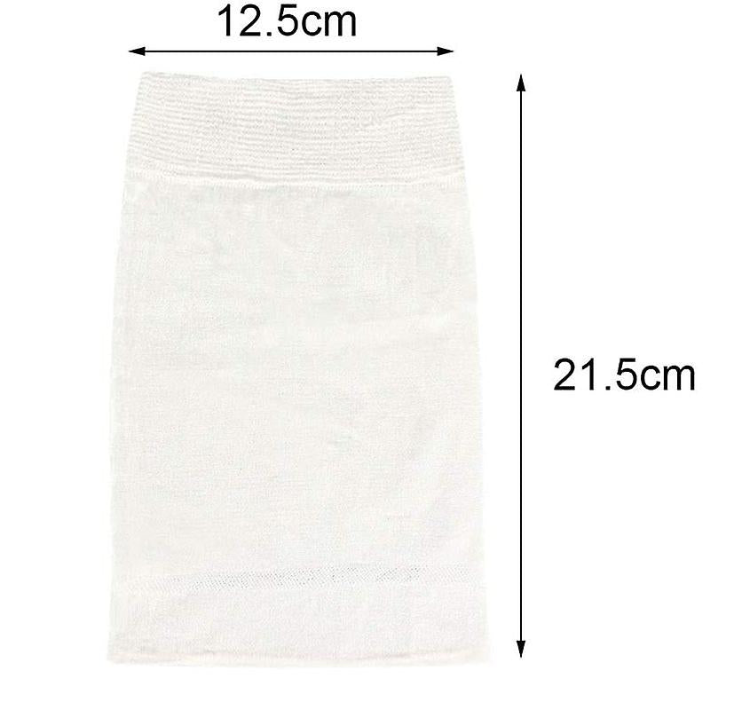 (Y)10 Pieces Pool Skimmer Socks White, Durable Stretch Nylon Fabric Pool Skimmer Filter for Pool Basket, Pool Skimmer Sock Net for Pool Rei