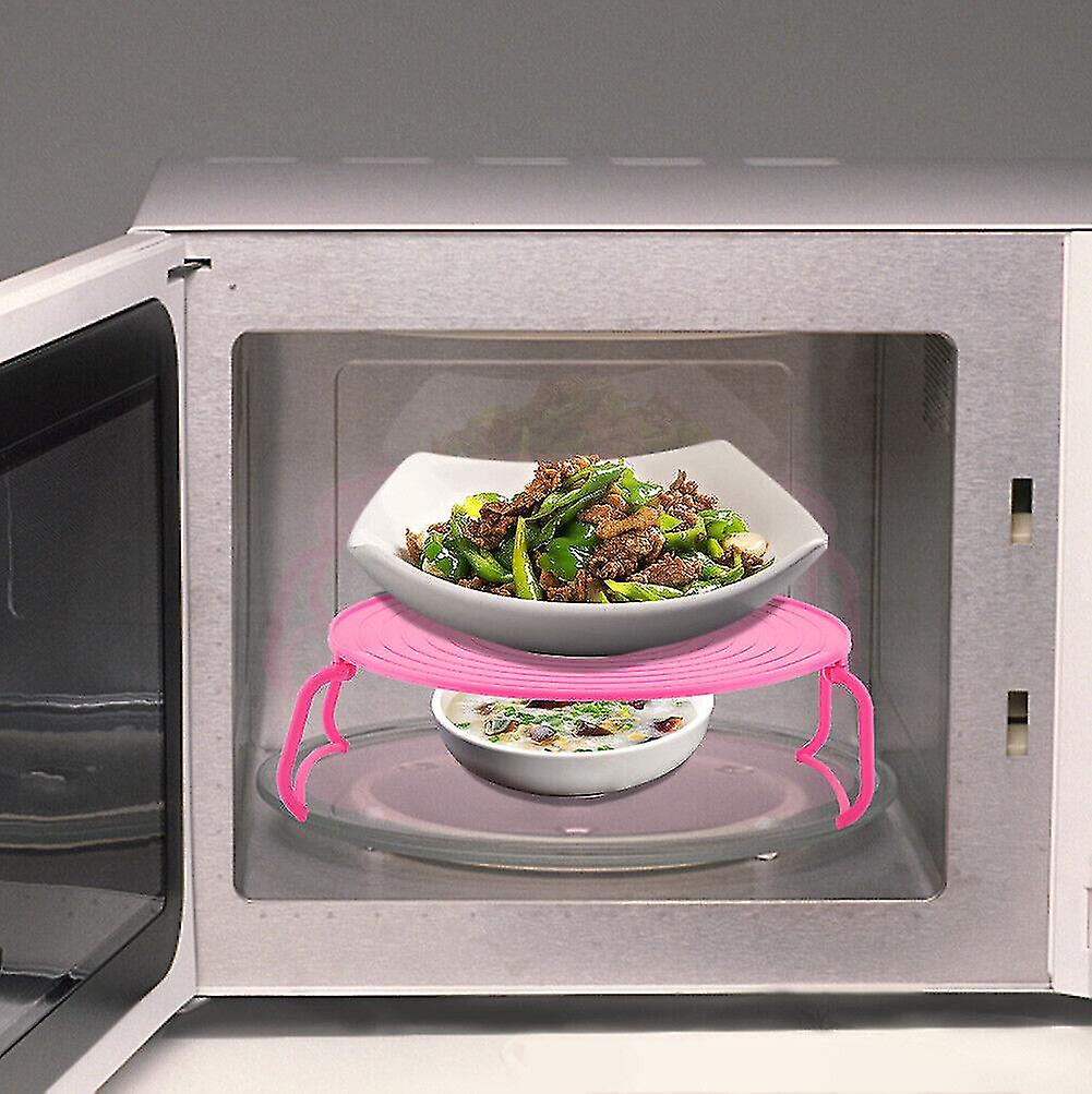 (Y)Multifunctional Microwave Oven Heating Layered Steaming Rack Cooking