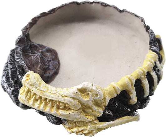 (Y)Reptile Feeding Bowl Turtle Feeding Bowl Reptile & Turtle Feeding Bowl Resin Reptile & Turtle Bowl