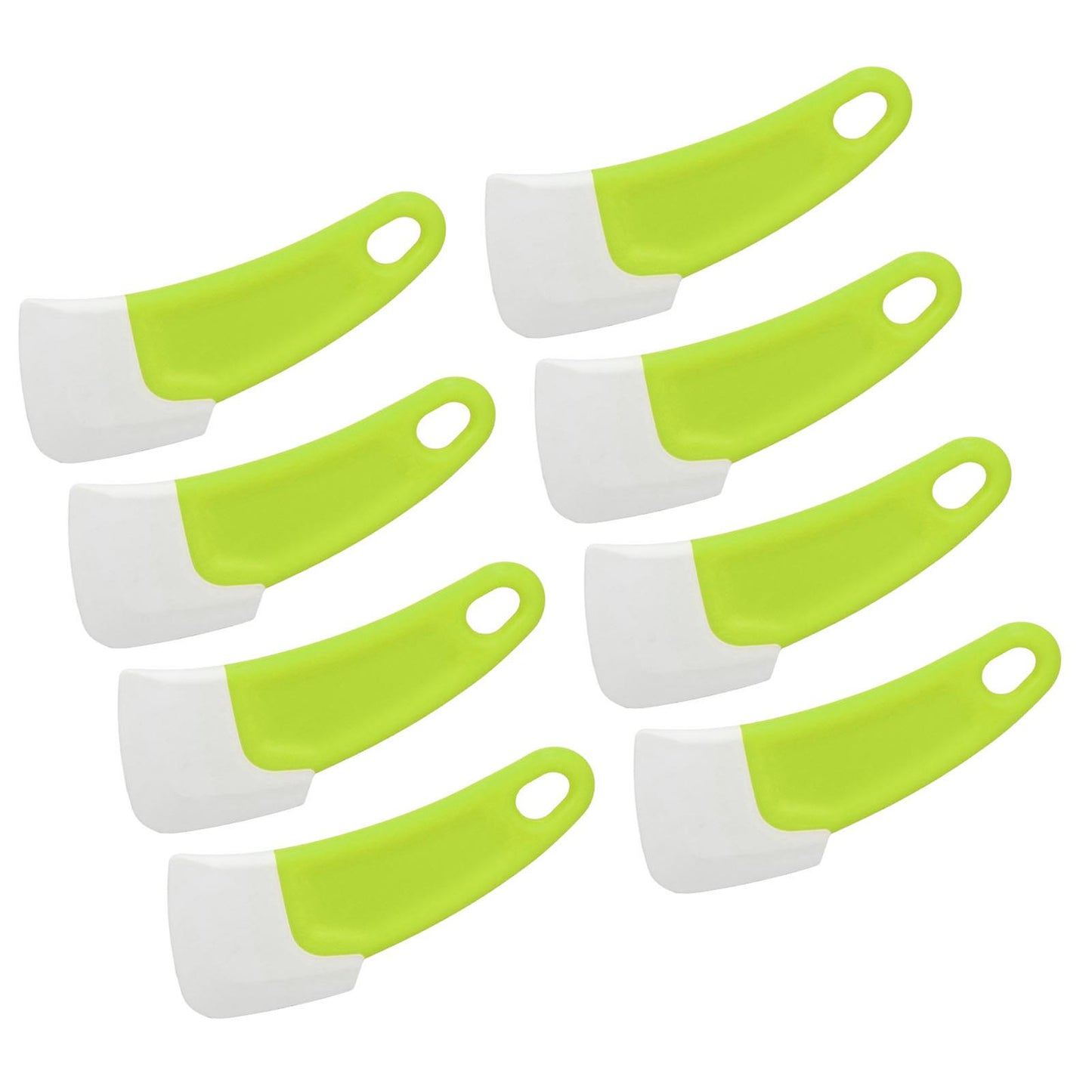 (Y)Silicone Spatula Set of 10 - Nonstick, Flexible Hooks, PP Handle for Baking, Cooking, Pasta & Cakes