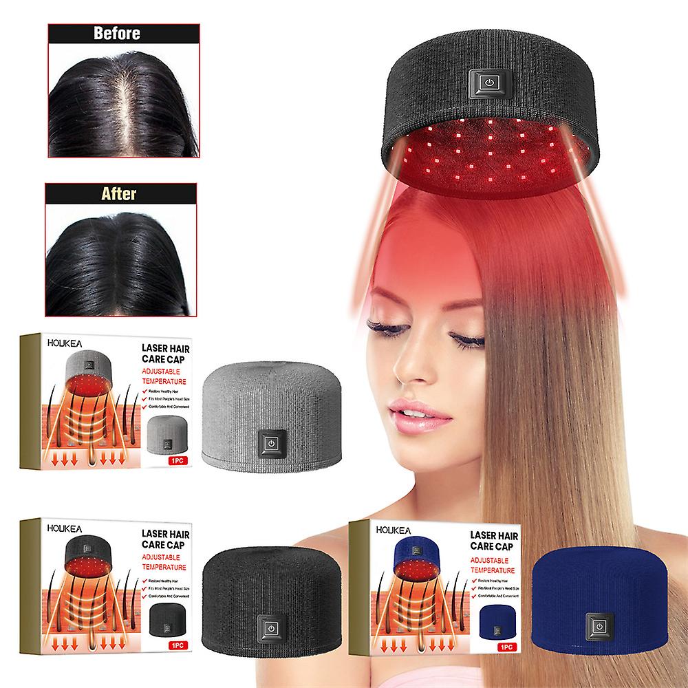 (Y)Red Light Therapy Cap LED Infrared Laser Hair Growth Hat Helmet Loss Treatment