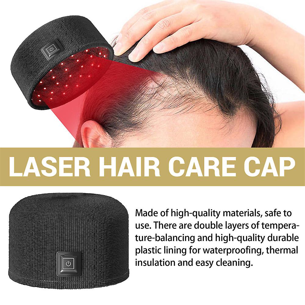 (Y)Red Light Therapy Cap LED Infrared Laser Hair Growth Hat Helmet Loss Treatment