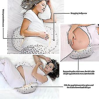 (Y)Pregnancy Pillow, Stepped Wedge Maternity Pillow For Pregnant Women, With Adjustable Detachable Washable Pillow Covers