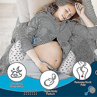 (Y)Pregnancy Pillow, Stepped Wedge Maternity Pillow For Pregnant Women, With Adjustable Detachable Washable Pillow Covers