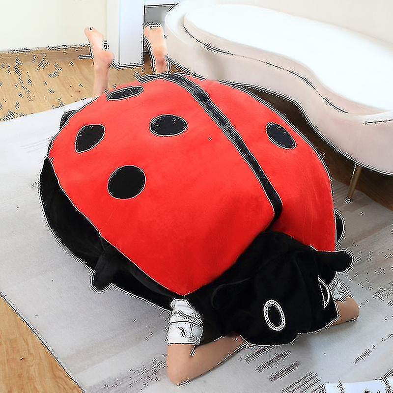 (Y)60/100cm Wearable Insect Plush Toys Ladybug Stuffed Cushion Funny Party Cosplay Doll Stuffed Soft Plush