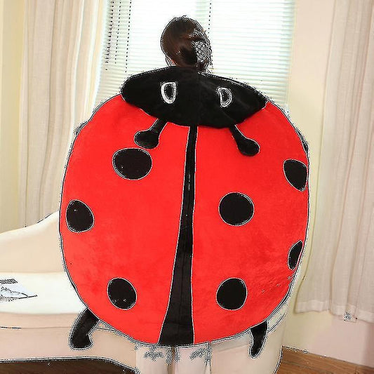 (Y)60/100cm Wearable Insect Plush Toys Ladybug Stuffed Cushion Funny Party Cosplay Doll Stuffed Soft Plush