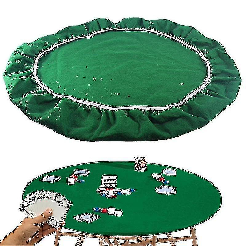 (Y)Poker Bridge Card Table Cloth Elastic Cloth for 36 to 48 Inch Table Game Accessories