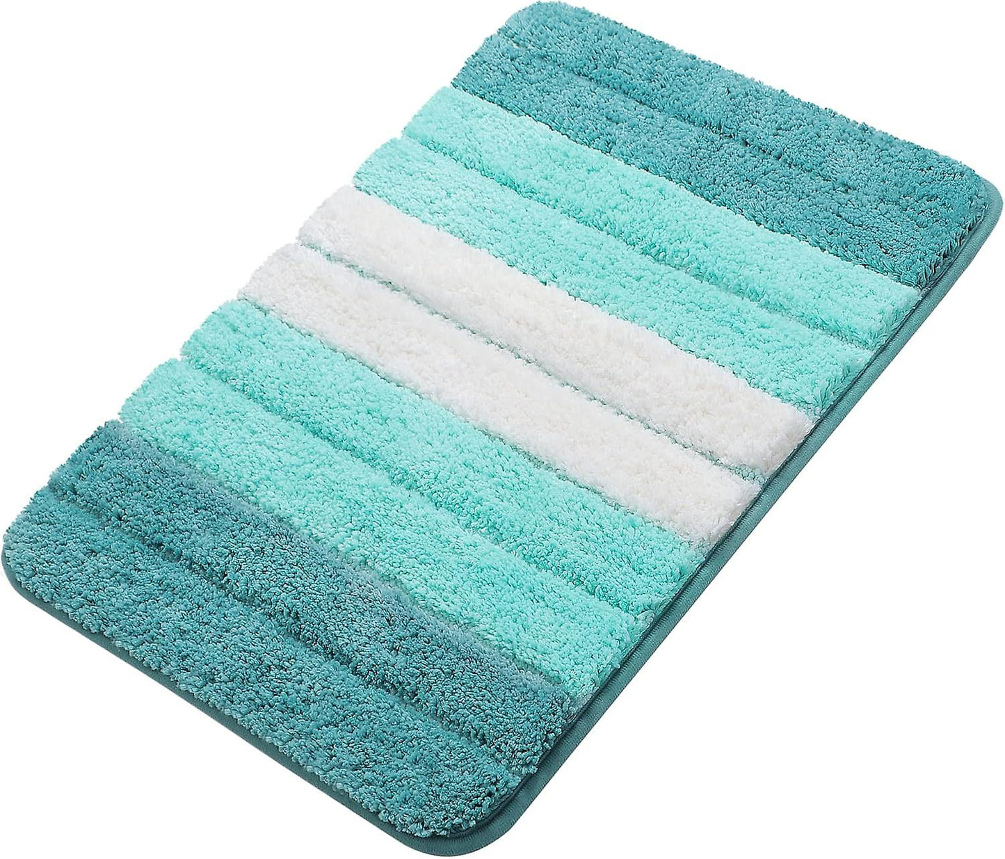 (Y)50 x 80cm Bath Mat Non Slip, Turquoise Bath Mats for Bathroom Floor and Tub, Extra Soft & Water Absorbent Bathroom Mat