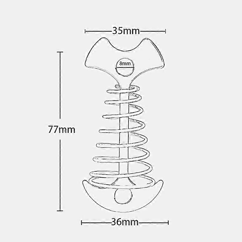 (Y)10Pcs Adjustable Plank Floor Spring Anchor Tent Pegs Buckle Outdoor Awning Deck Fixed Nails Camping Tent Hooks