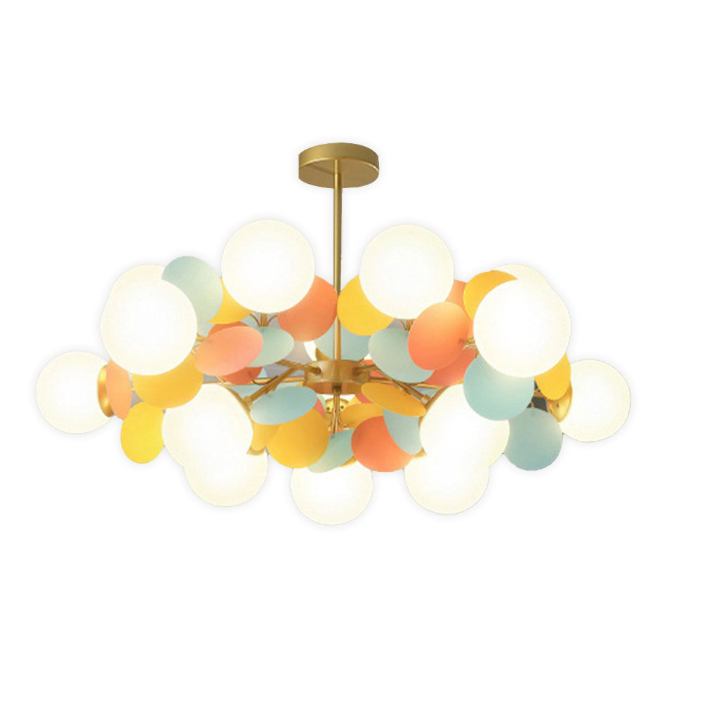 (M)Coloful Glass Pendant Light for Living Room/Bedroom