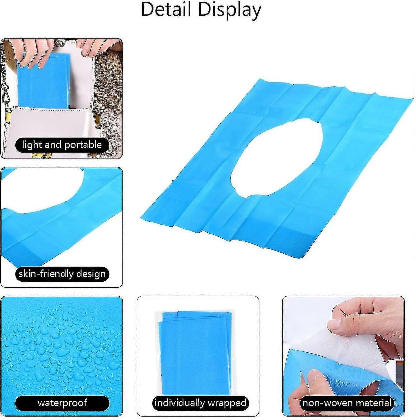 (Y)Disposable Toilet Pad, Suitable For Public Toilets, Hotel Parks, Travel Toilets (60 Pieces)