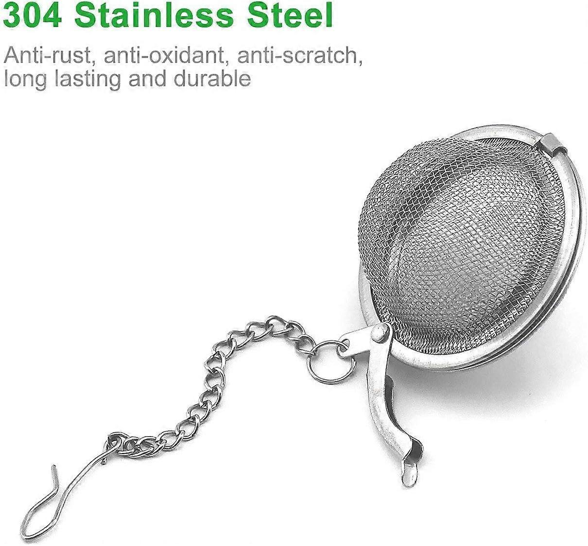 (Y)12Pcs Stainless Steel Tea Ball Mesh Tea Infuser Strainers Premium Tea Filter