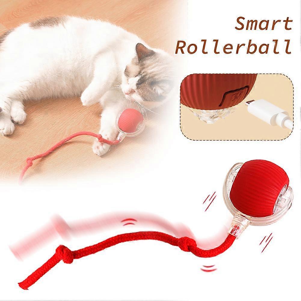 (Y)Smart Rollerball Self Hi Cat Playstick, Kitten Charging Cat Playball