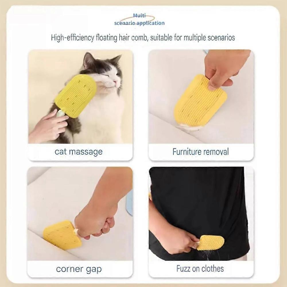 (Y)New Cat Tongue Comb - Celery Pets Cat Tongue Comb, Cat Tongue Brush