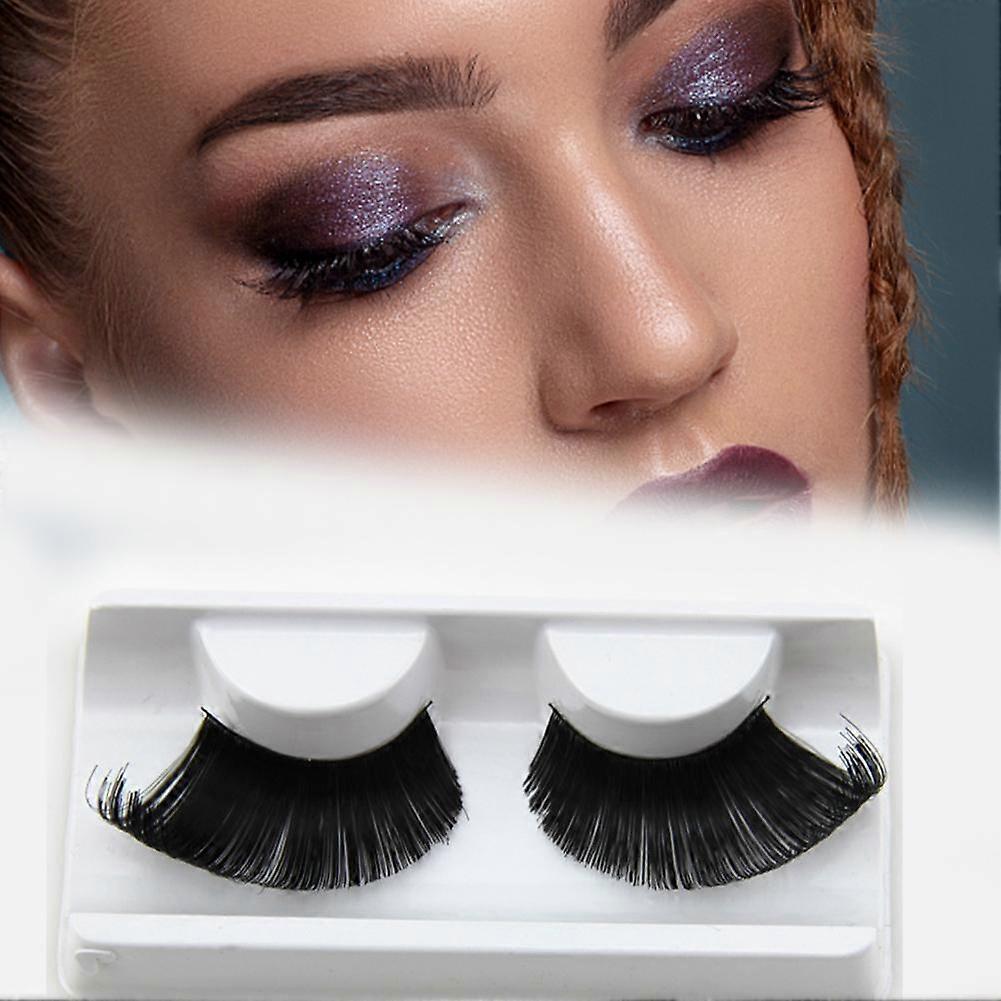 (Y)False Eyelashes Dramatic Exaggerated Stage Performance Drag Lash Fa ...