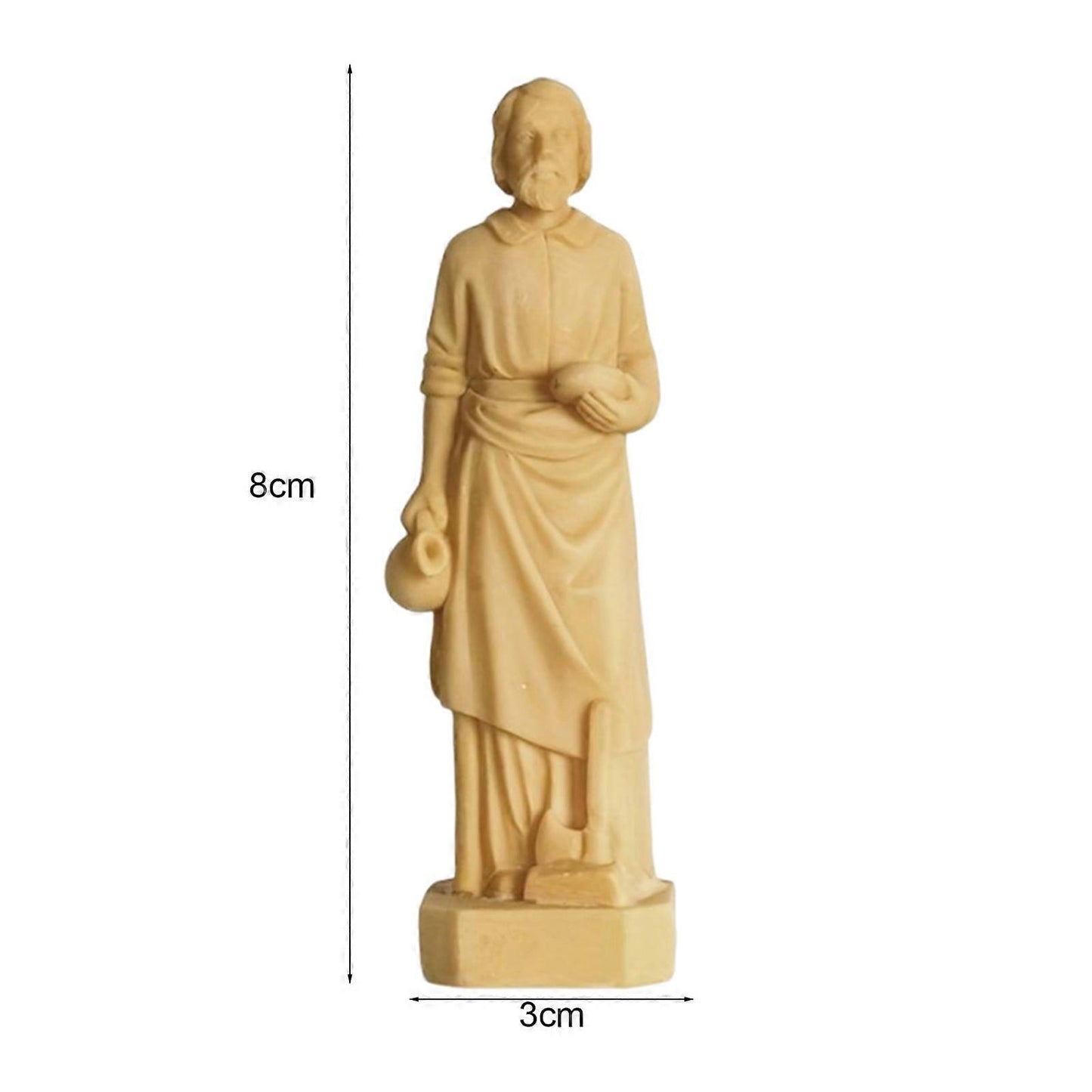 (Y)Saint Joseph Statue Carpenter Joseph House Selling Blessing Resin Figurine Sculpture Father of Jesus Desktop Decoration