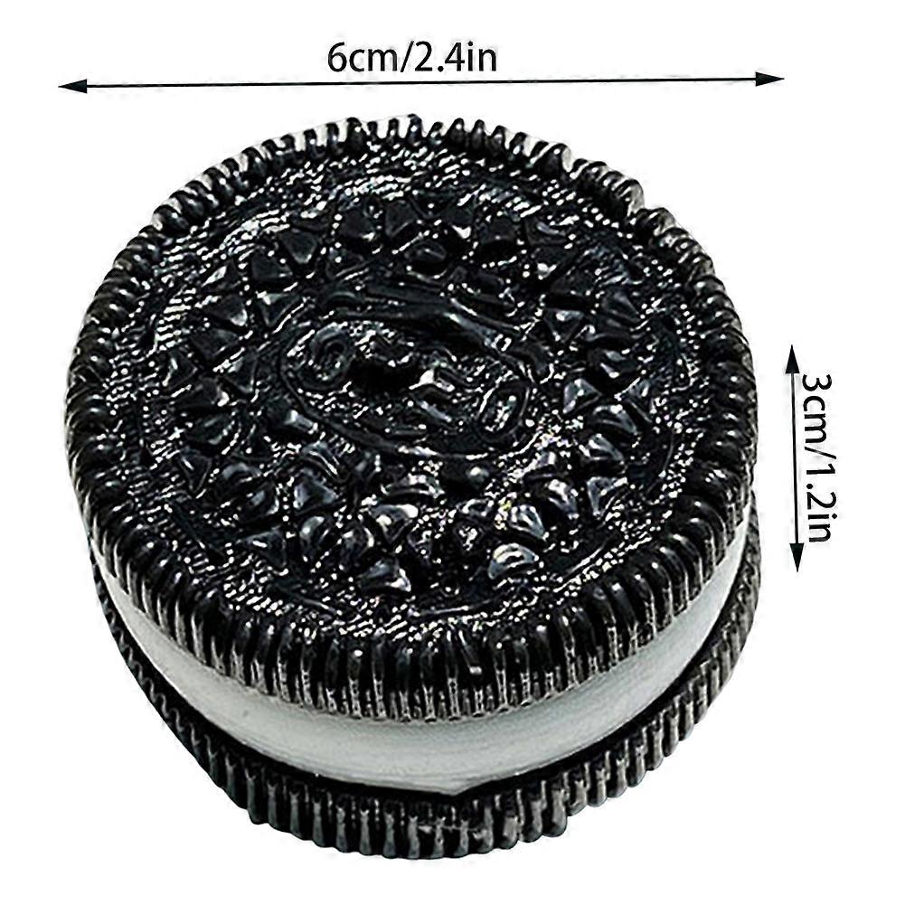 (Y)Fun Oreo Cookie Stress Toy - Soft Squishy Food Biscuit for Sensory Play, Stress Relief Fidget Toy for Kids & Adults