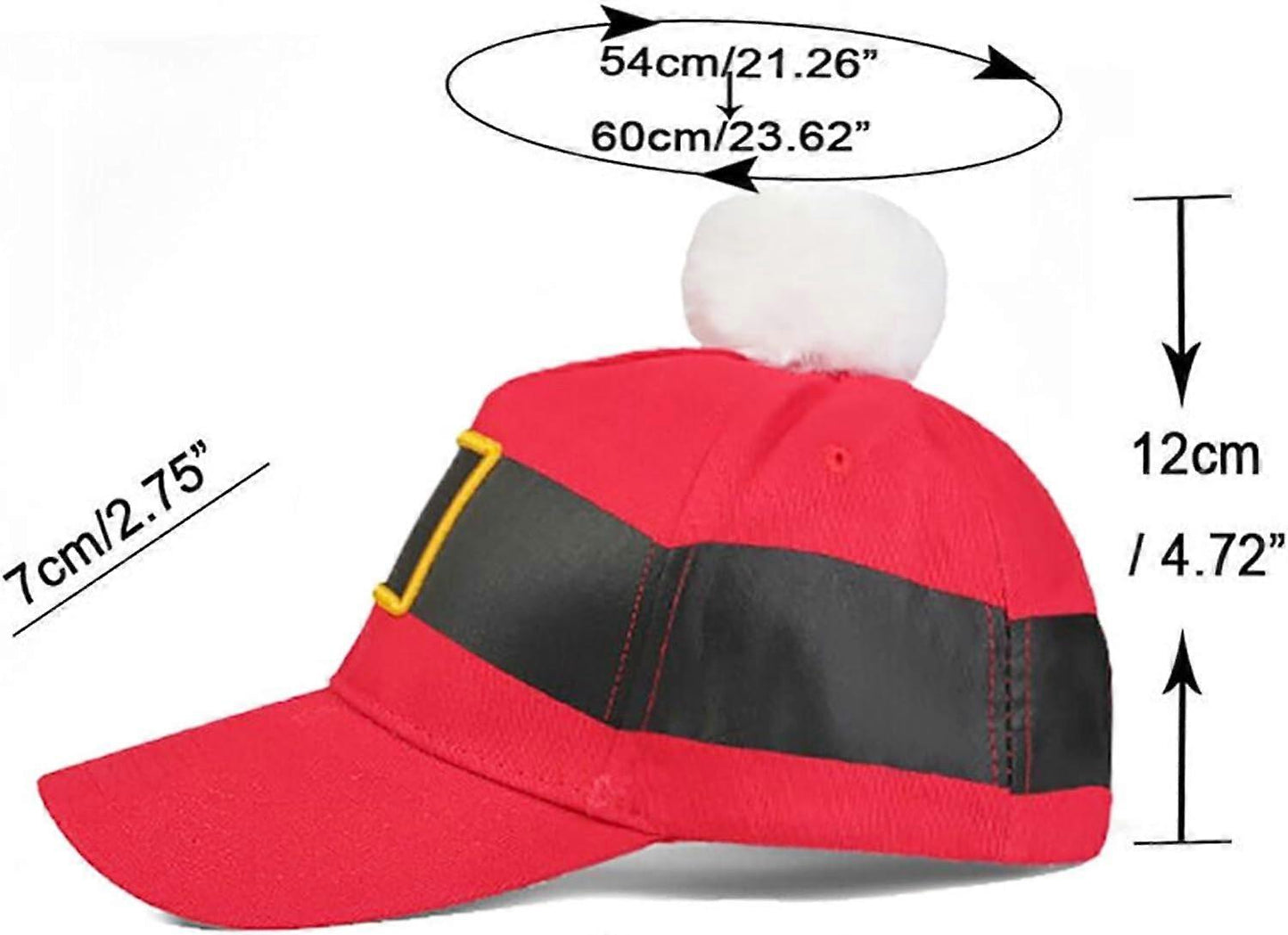 (Y)Christmas Cotton-Baseball Cap for Women-Men Outdoor-Adjustable-Sports Baseball