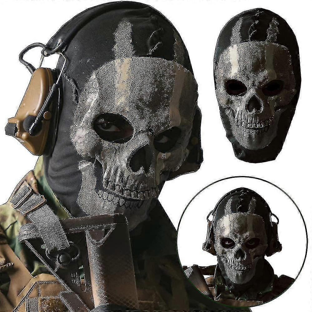 (Y)Adult Call Of Duty Ghost Mask Balaclava Hat - Skull Face Mask Cosplay Costume