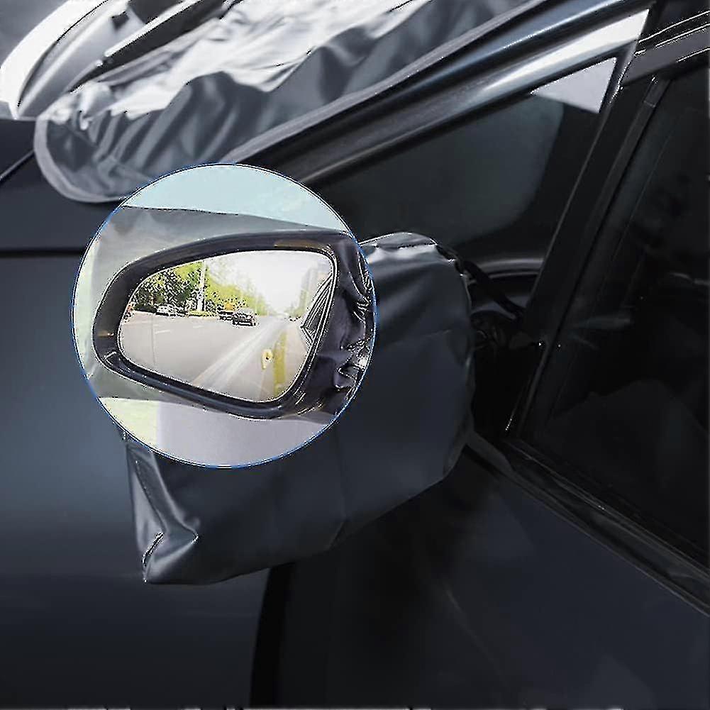 (Y)1 Pair Car Side Mirror Snow Cover, Mirror Frost Protection Cover, Car Mirror Protective Snow Cover