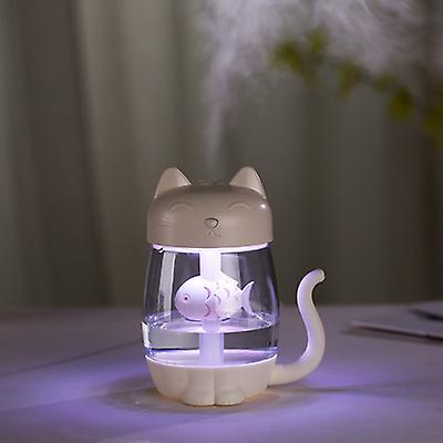 (Y)Cat Humidifier Colorful Humidifier Night Light