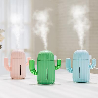 (Y)Cactus Humidifier Usb Led Night Light Humidifier