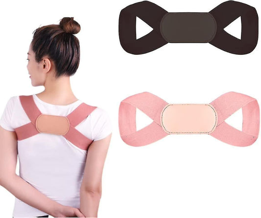 (Y)2pcs Posture Corrector Adjustable Invisible Back Straightener For Men Women Children Posture Correction