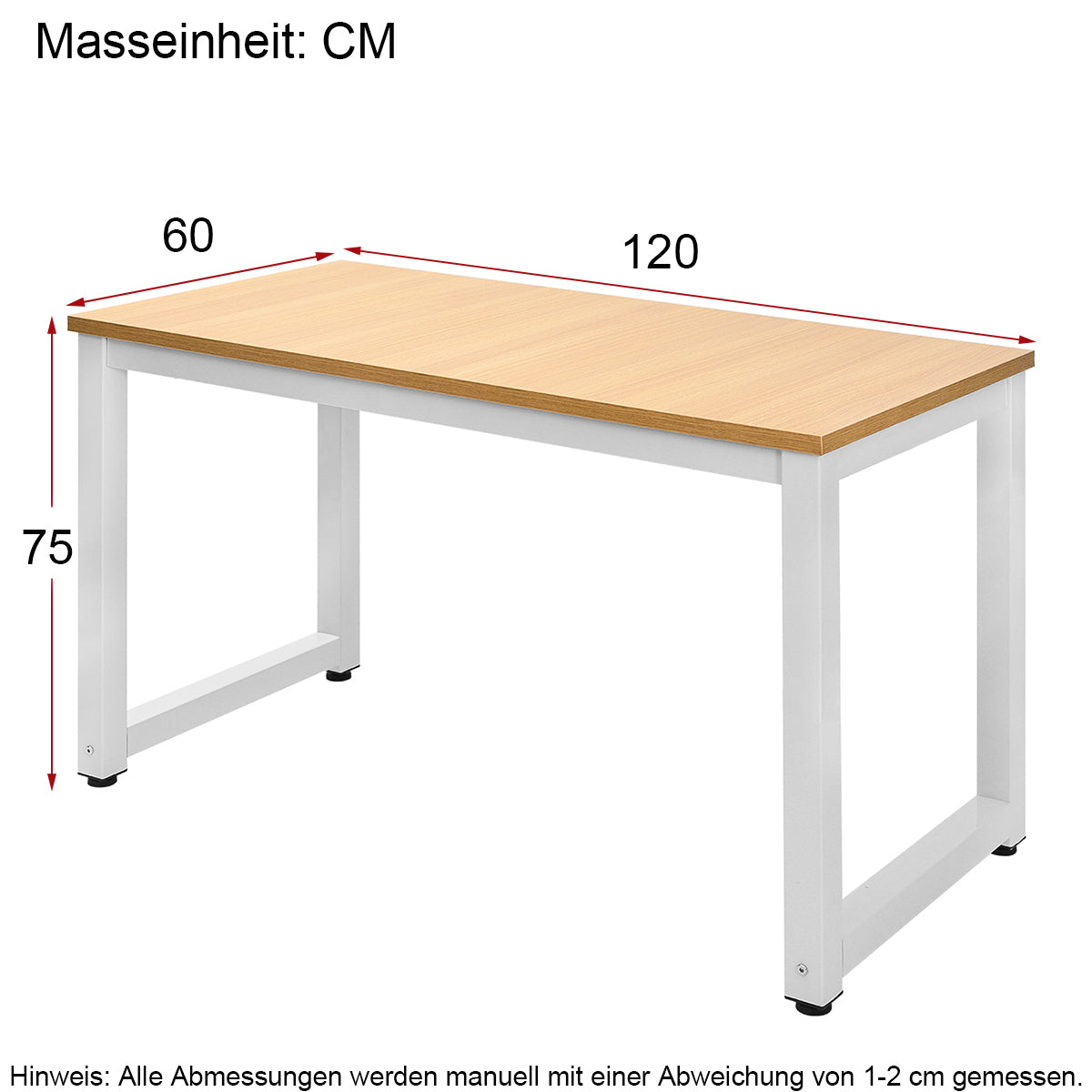 (Z)Extra Large Storage Space Modern Gaming Table Study Writing Desk Laptop Table White Desk