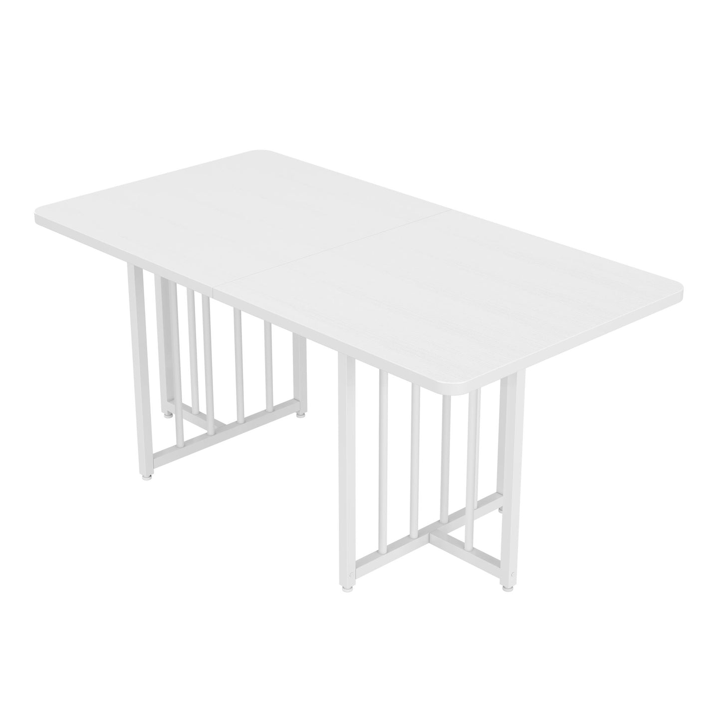 Sleek White Modern Dining Table